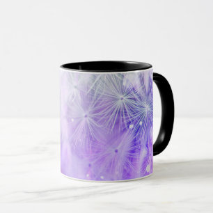 Caneca Bokeh Dandelion - Roxo