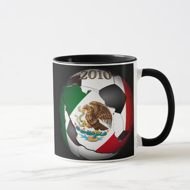 Caneca Bola de Futebol do México 2010 (Direita)