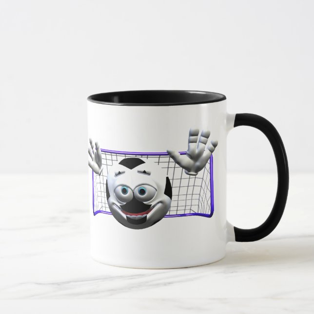 Caneca Bola de Futebol Engraçado (Direita)