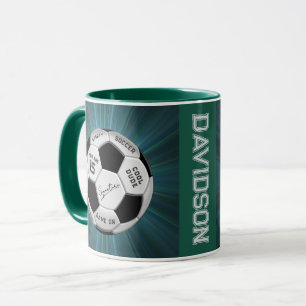 Caneca Bola de Futebol Personalizada de Aniversário Id