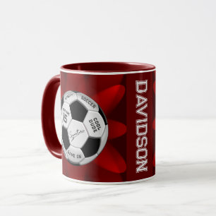 Caneca Bola de Futebol Personalizada de Aniversário Id