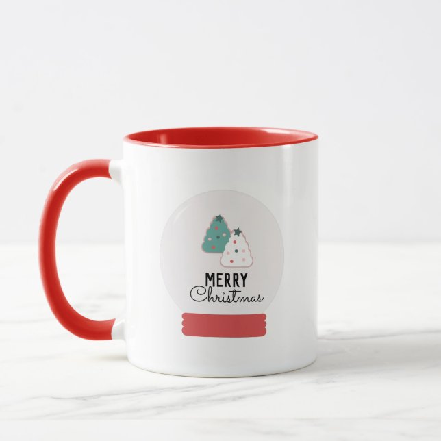 Caneca Bola de Neve de Natal Cookie     (Esquerda)