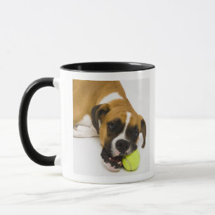Caneca Bola de tênis cortante do cão