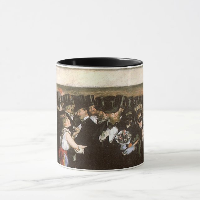 Caneca Bola mascarada na ópera de Edouard Manet (Centro)