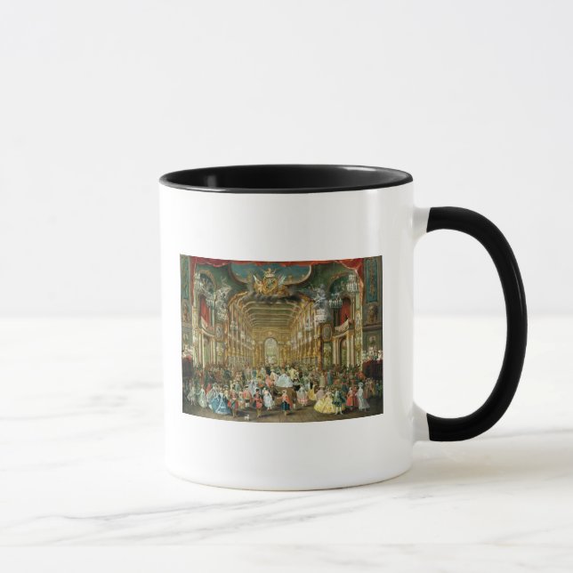 Caneca Bola mascarada no Hoftheater, Bona, 1754 (Direita)