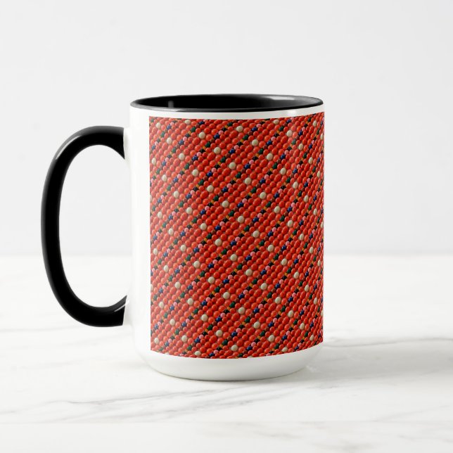 Caneca Bolas Coloridas de Snooker, (Esquerda)