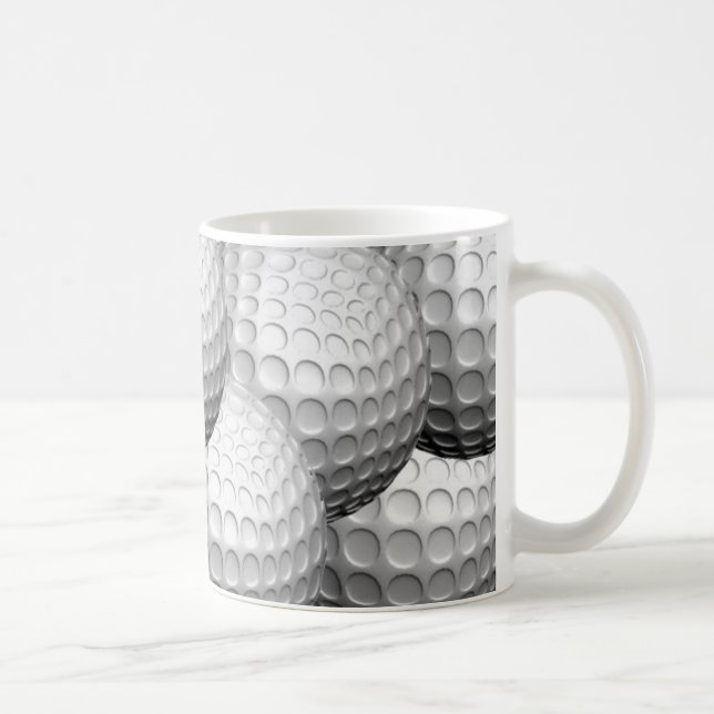 Caneca Bolas de golfe customizáveis (Direita)