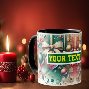 Caneca Bolas de Natal Coffee Mug