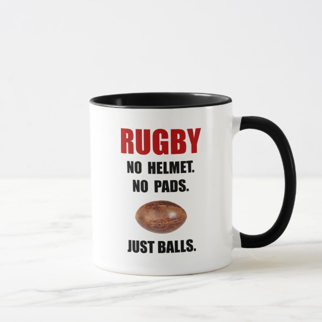 Caneca Bolas de rugby (Direita)