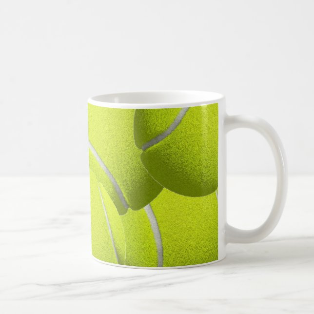 Caneca Bolas de tênis customizáveis (Direita)