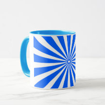 Caneca Bold Blue Sunburst