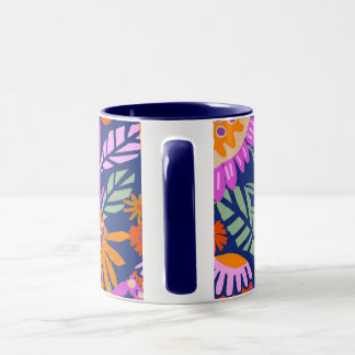 Caneca Bold Floral design