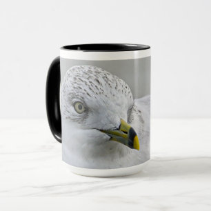 Caneca Bold Iconic Ring Billed Gull Georgia Fotografia