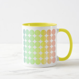 Caneca Bolinhas Arco-íris 1