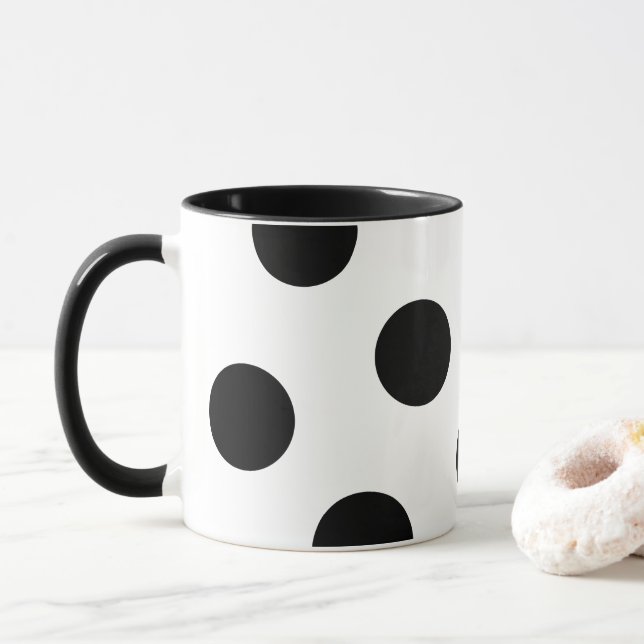 Caneca Bolinhas grande (Com Donut)
