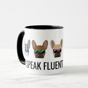 Caneca Bolinhos Franceses Engraçados   Falo Fluent French