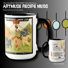 Caneca BOLO DE LIMÃO COM HONEYBERRY Receita Chow Art Muse