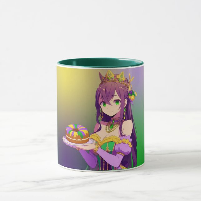 Caneca Bolo Rei Anime Mardi Gras (Centro)