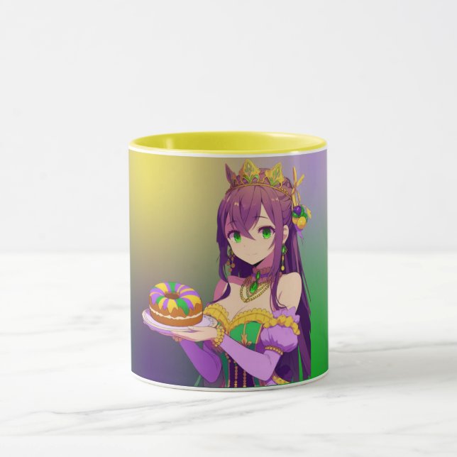 Caneca Bolo Rei Anime Mardi Gras (Centro)