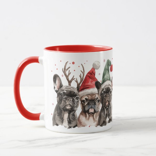 Caneca Bolsa de Natal em Rena de Cães (Esquerda)