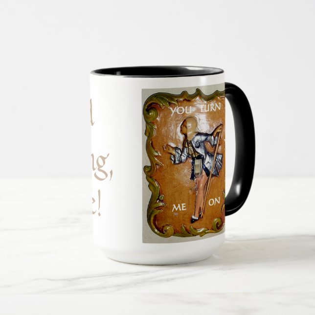 CANECA BOM CAFÉ DE MANHÃ... VOCÊ ME LIGOU! (Frente Esquerda)