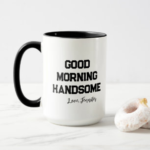 Caneca 'Bom Dia Bonito' Charmoso Personalizável