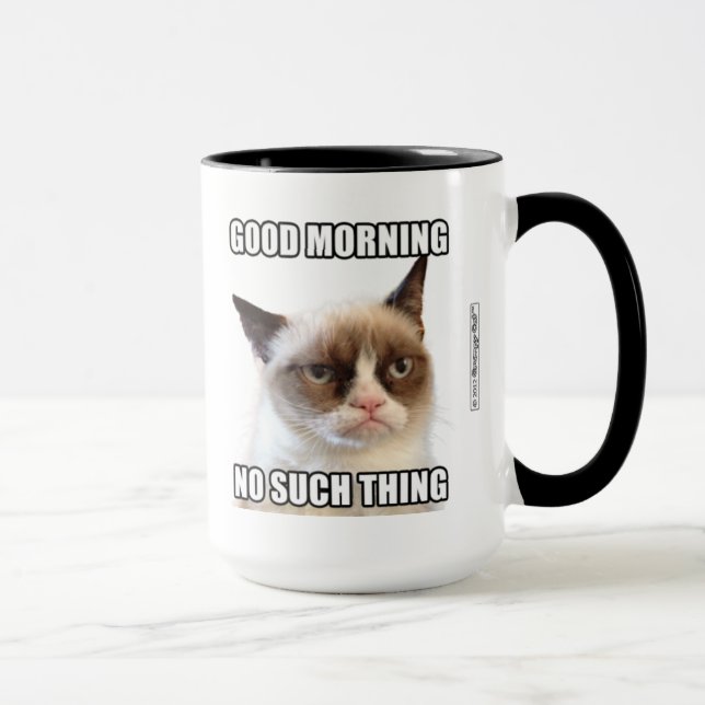 Caneca Bom Dia Do Gato Grumpy™ - Nada Assim (Direita)