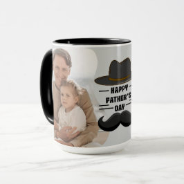 CANECA BOM DIA DOS PAIS CHAPÉU DESIGN DIVERTIDO