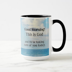 Caneca Bom dia! Isto é Deus
