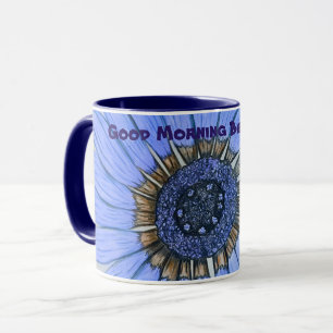 Caneca Bom Dia, Linda! Flower Coffee Mug