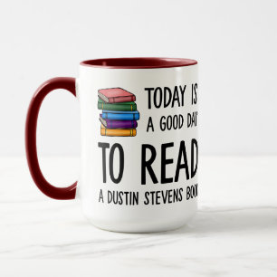 Caneca Bom dia para ler um livro de Dustin Stevens