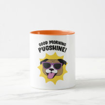 Bom Dia, Pugshine Mug