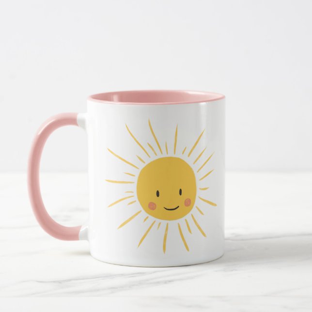 Caneca Bom dia Sol a Sorrir Ilustração (Esquerda)