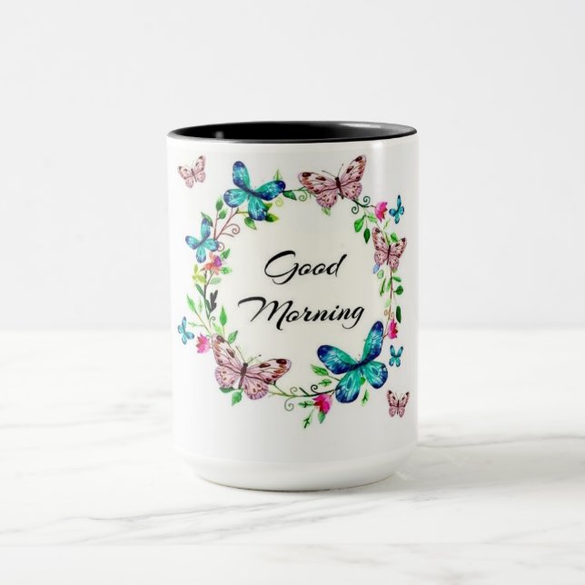 Caneca Bom dia, Sunshine! Uplifando Mugs com Positi (Centro)