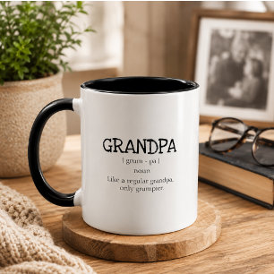 Caneca Bom Dicionário Avô Avô Grumpa Avô