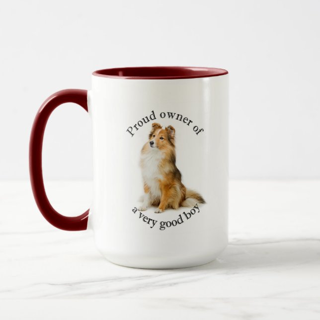 Caneca Bom Rapaz Sheltie (Esquerda)