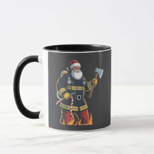 Caneca Bombeiro Caminhão de Bombeiros Árvore de Natal Pap