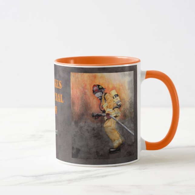 Caneca Bombeiro Mug É Necessário Um Homem Especial Person (Direita)