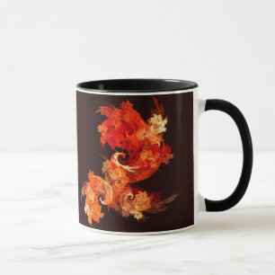 Caneca Bombeiros dançantes Abstrato Café Mug
