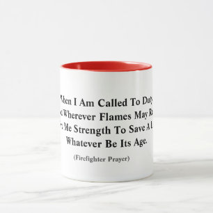Caneca Bombeiros Prayer Mug