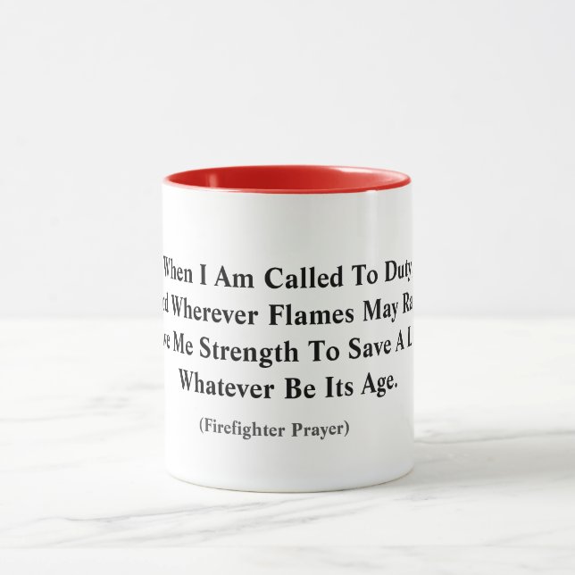 Caneca Bombeiros Prayer Mug (Centro)