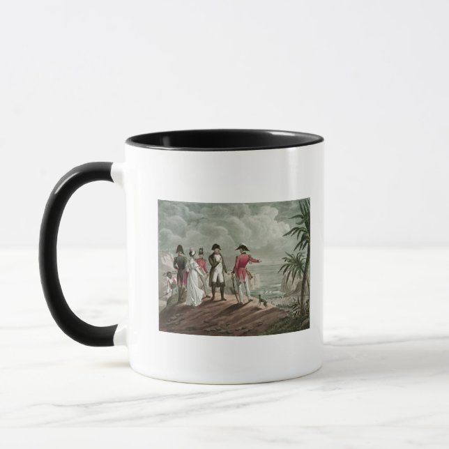 Caneca Bonaparte em St Helena (Esquerda)