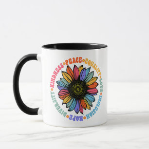 Caneca Bondade Paz Igualdade Amor Esperança Diversidade H