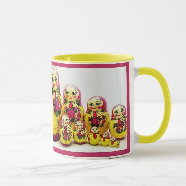 Caneca Bonecas de Matryoshka (Direita)