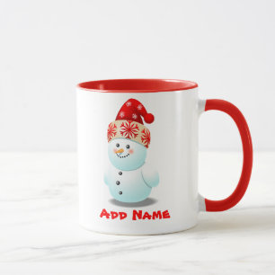 Caneca Boneco de neve engraçado