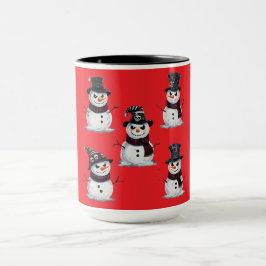 Caneca Boneco de Neve Gótico