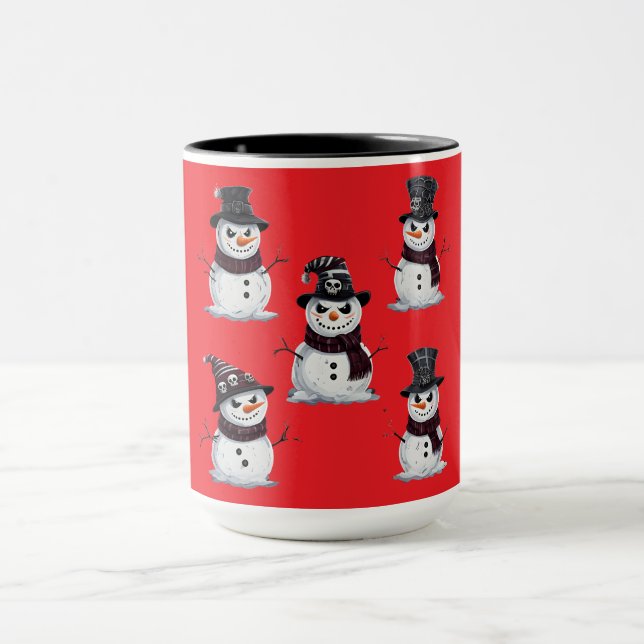 Caneca Boneco de Neve Gótico (Centro)