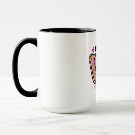 Caneca Bonita Artsy LOVE - Dia do Namorados