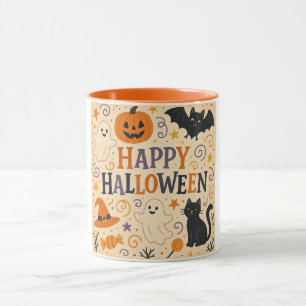 Caneca Bonita, branca, vaca fantasma