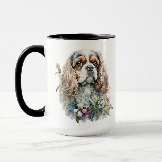 CANECA BONITA CAVALEIRA DE ÁGUA CHARLES SPANIEL (Esquerda)